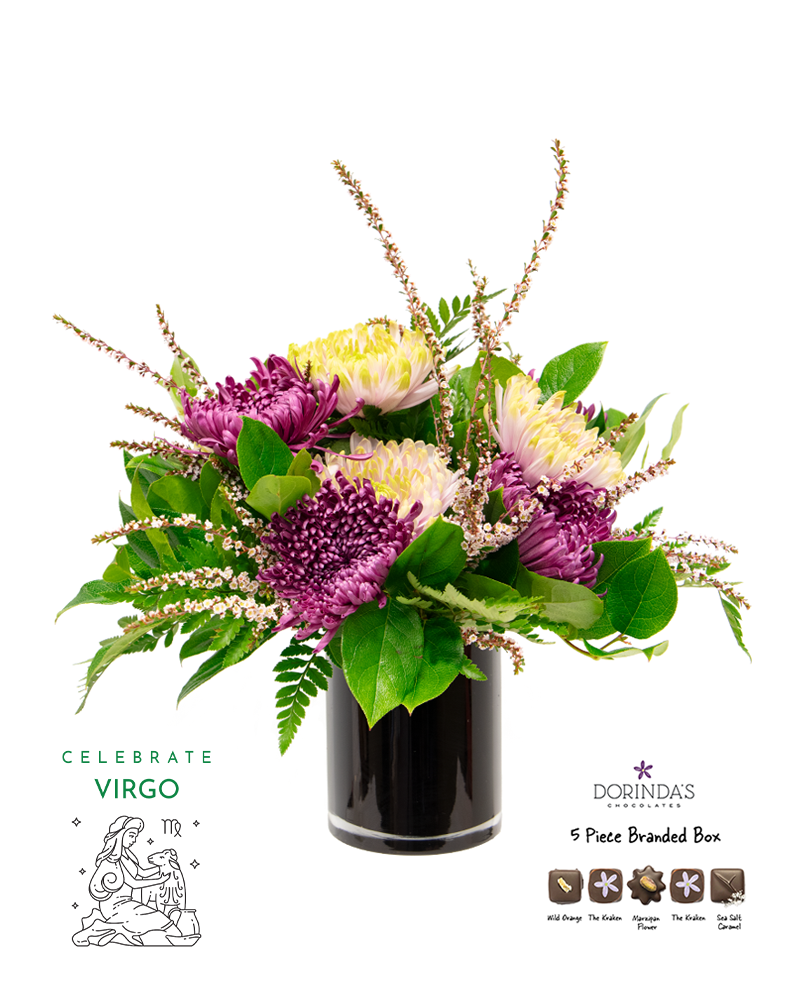 Zodiac Birthday Bundle Floral Arrangement