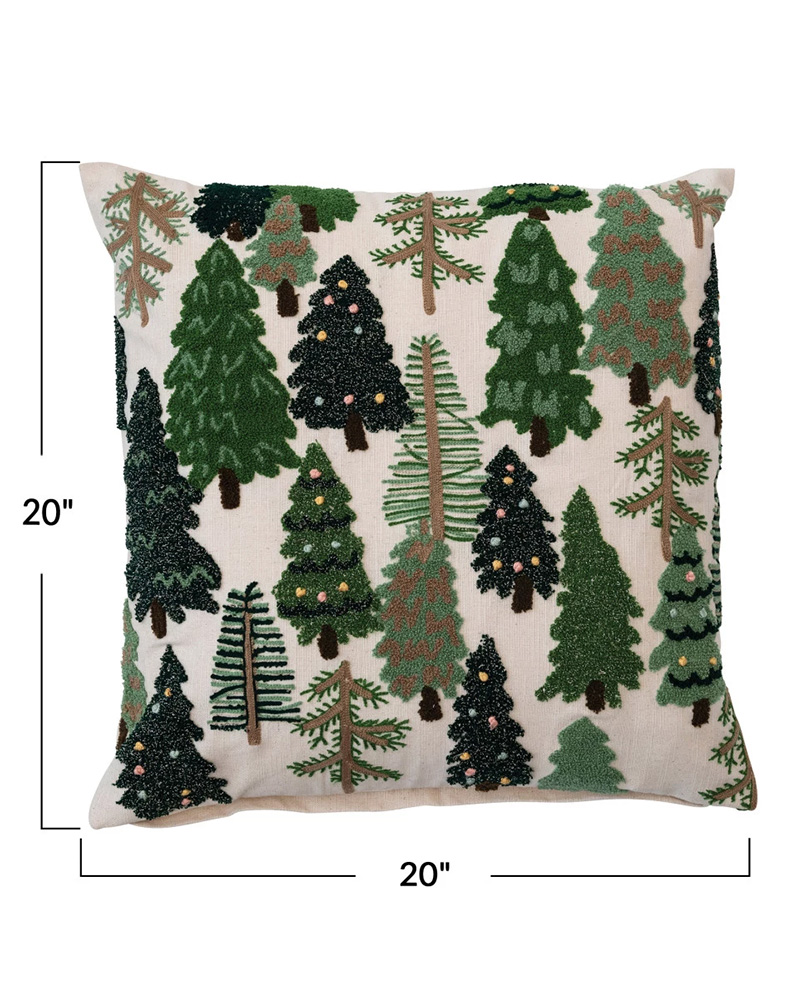 Pillow with Trees 20"