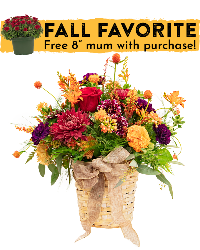 Golden Autumn Basket from $75 to $105