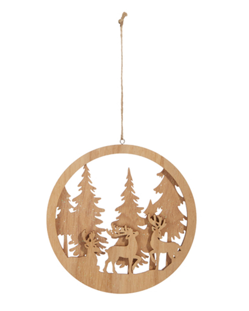 Deer in the Forest Ornament 6"