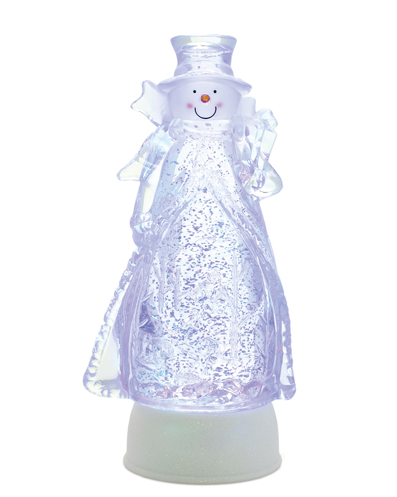 Snow Globe LED Snowman 10"