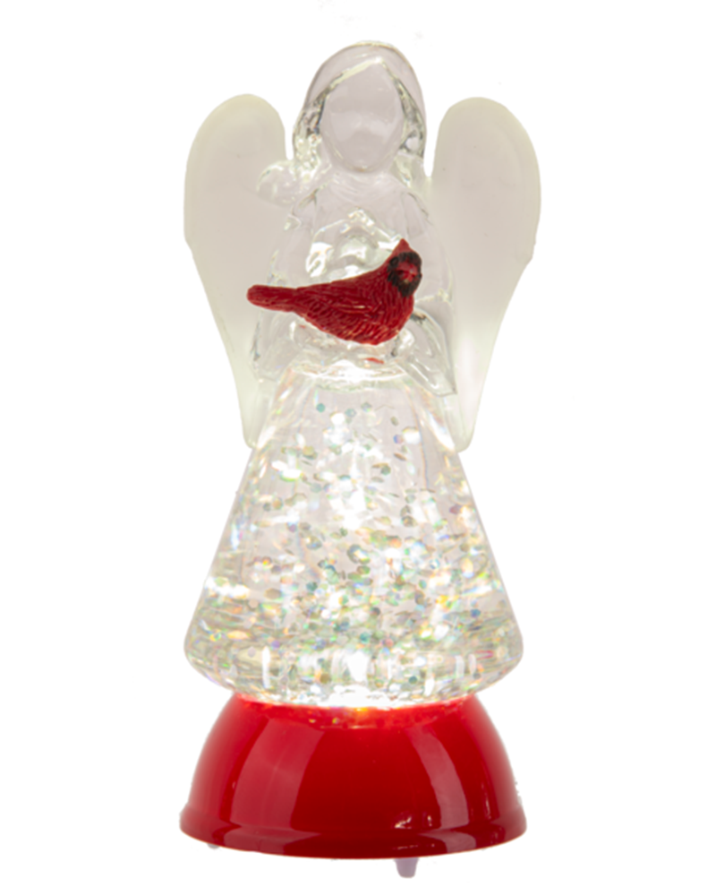 LED Light Up Cardinal Mini Shimmer 3.5"