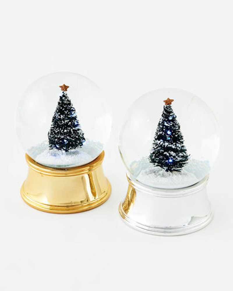 Lighted Tree Waterglobe 6.5"