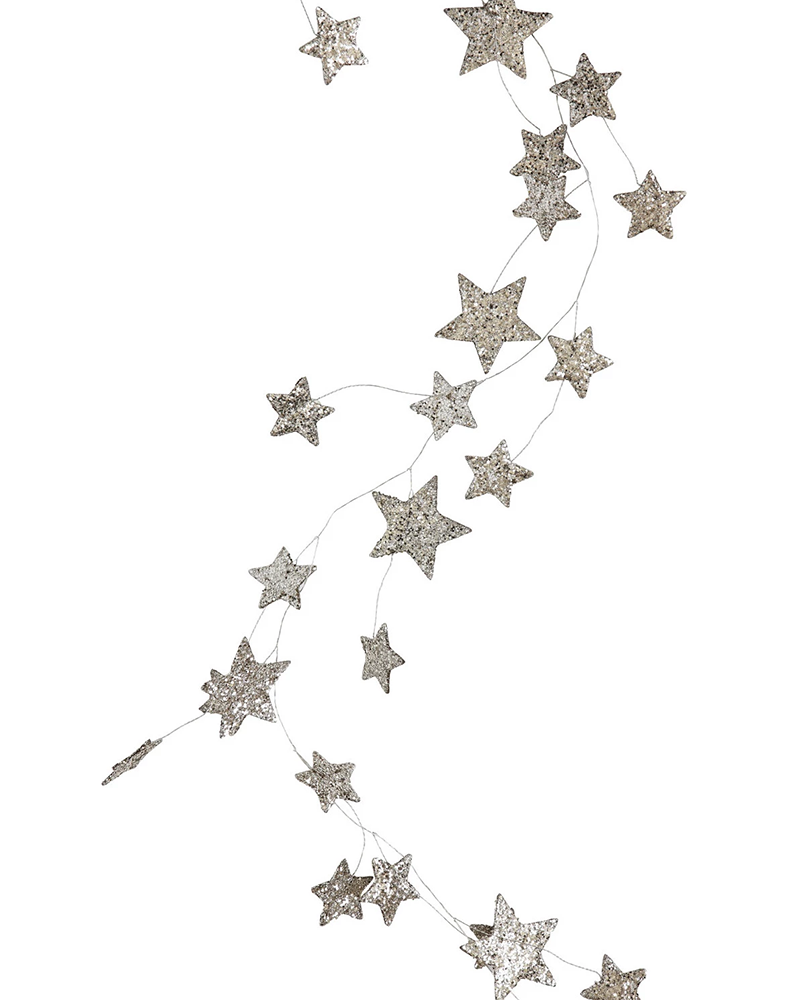 Garland Glitter Stars 72"