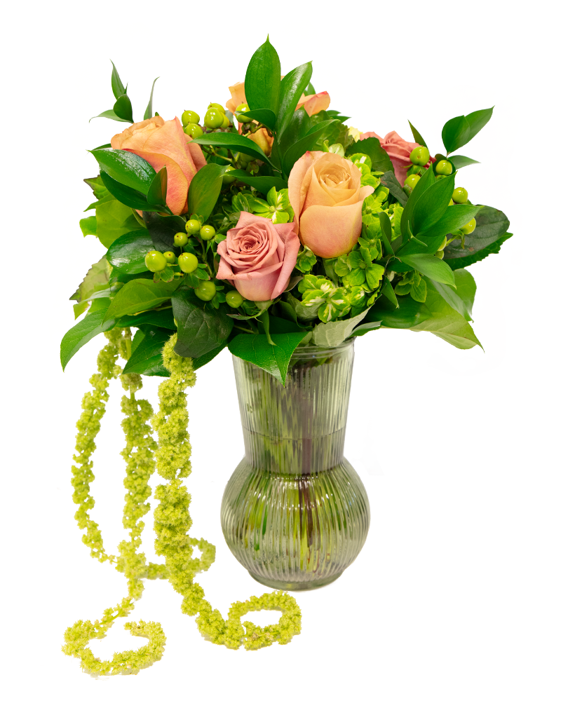 Emerald Escape Floral Arrangement from $80-$115