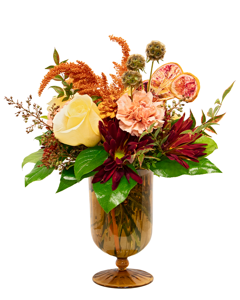 Amaretto Flower Floral Arrangement from $80-$125