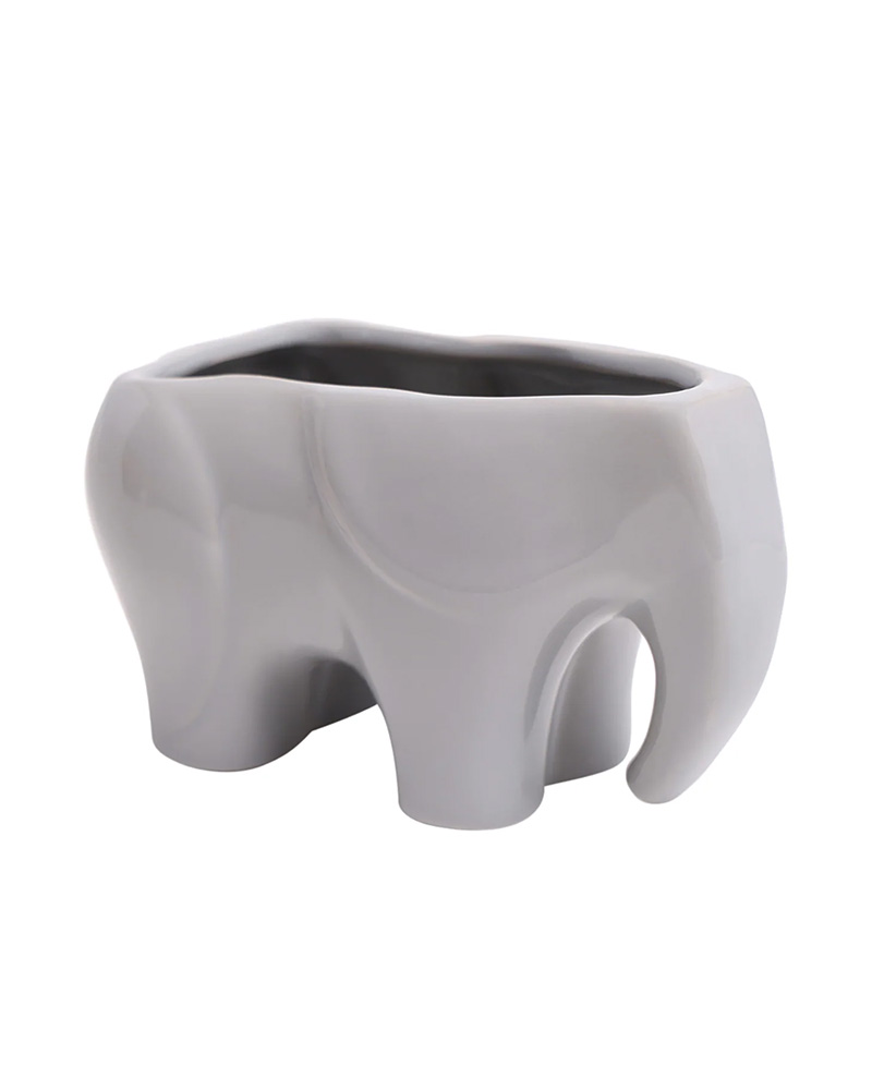 Elephant Pot Grey 3.5"