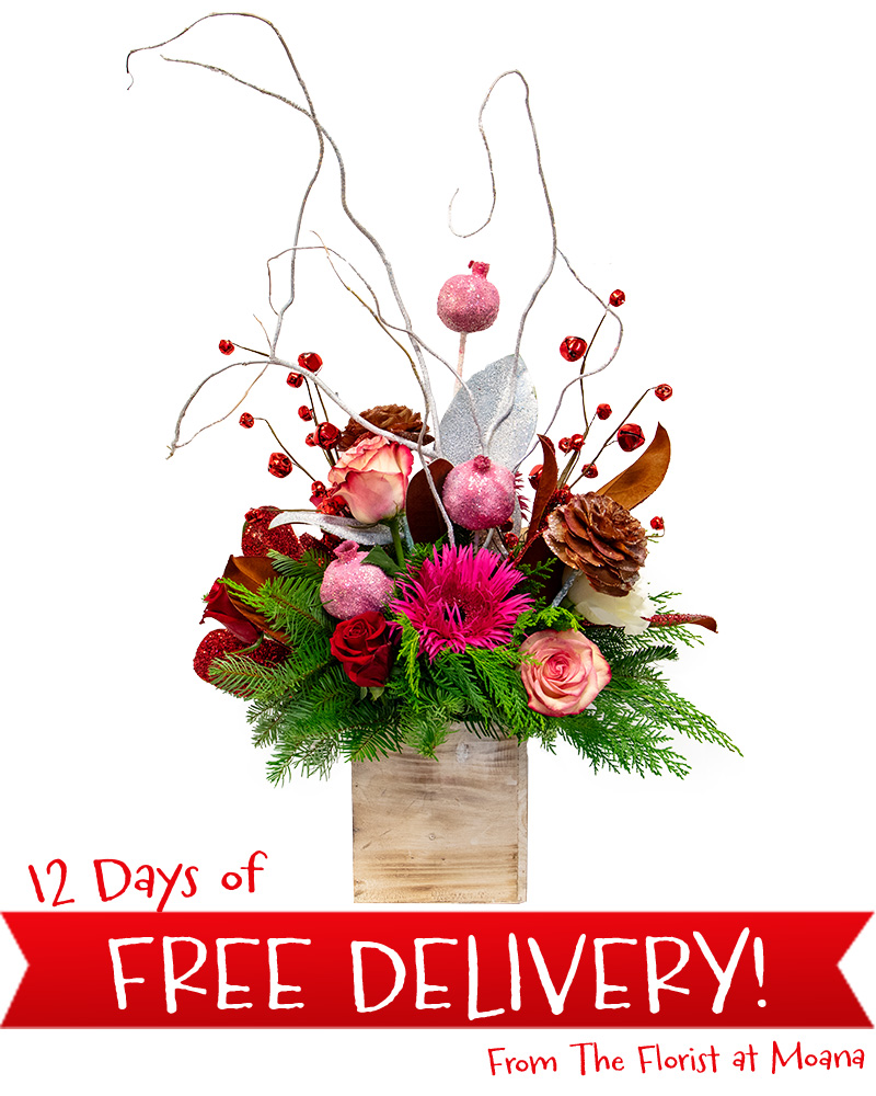 Holly Jolly Floral Arrangement from $85-$105