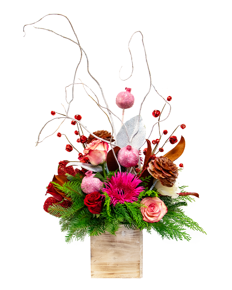 Holly Jolly Floral Arrangement from $85-$105