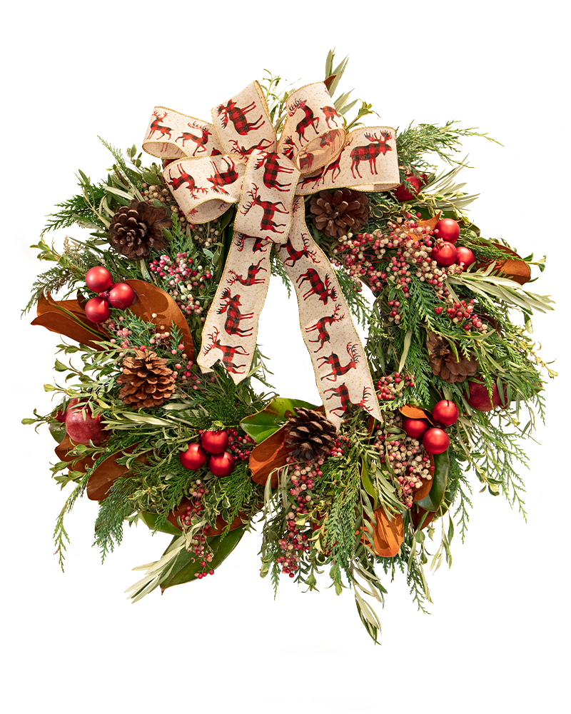 Sequoia Pinecone Handmade Wreath from $75-$125