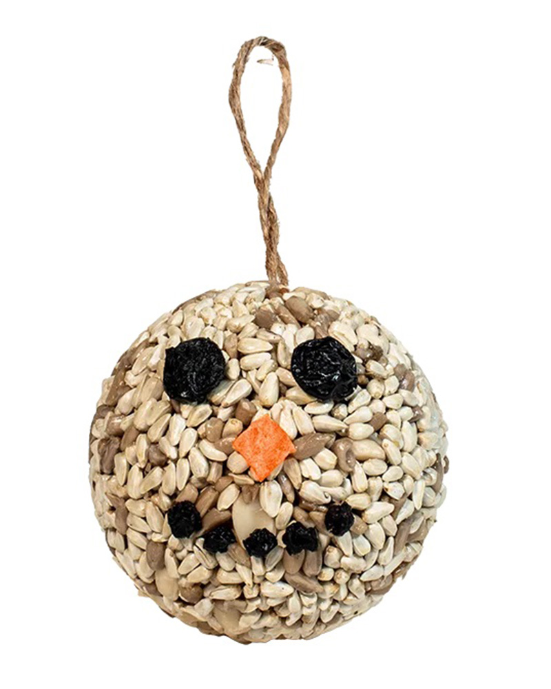 Seed Snowman Ornament