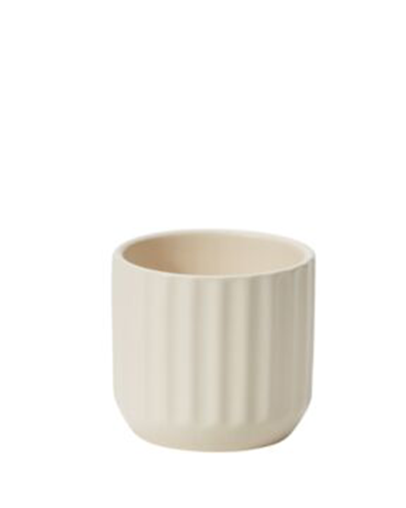 Beam Pot White 4.75"