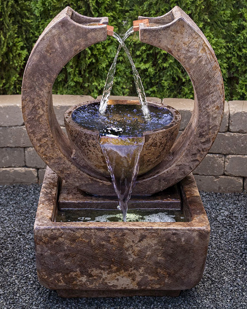 Crescent Two Spill Fountain