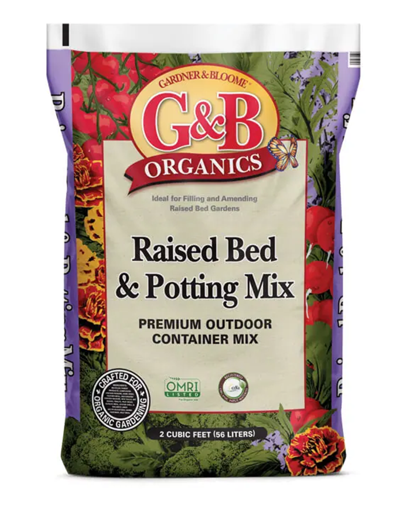 G&B Organics Raised Bed Potting Mix 2 cf. bale