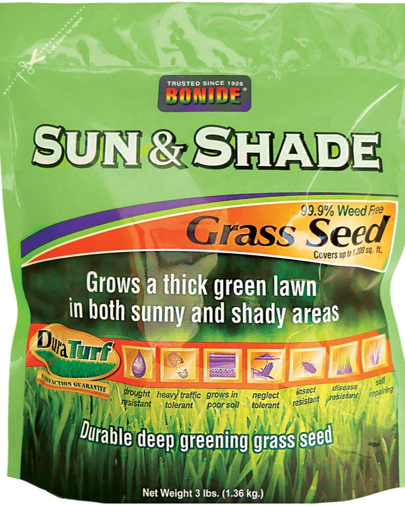 Bonide Sun & Shade Grass Seed, 3 lbs
