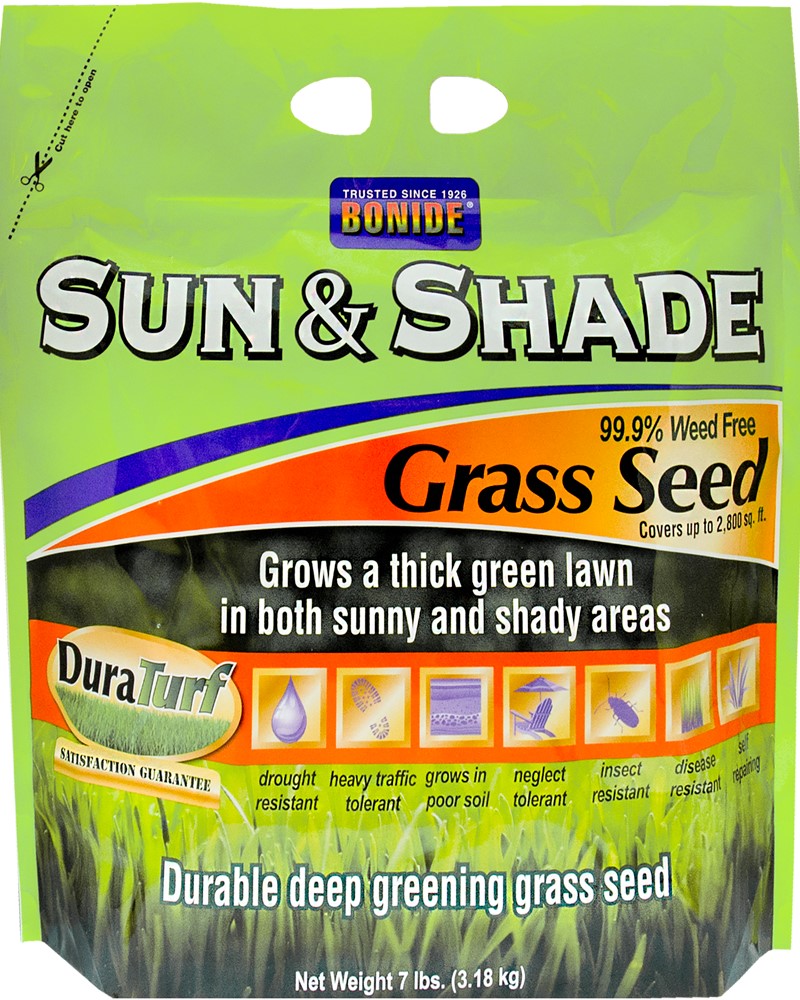 Departments Bonide Sun & Shade Grass Seed, 7lbs