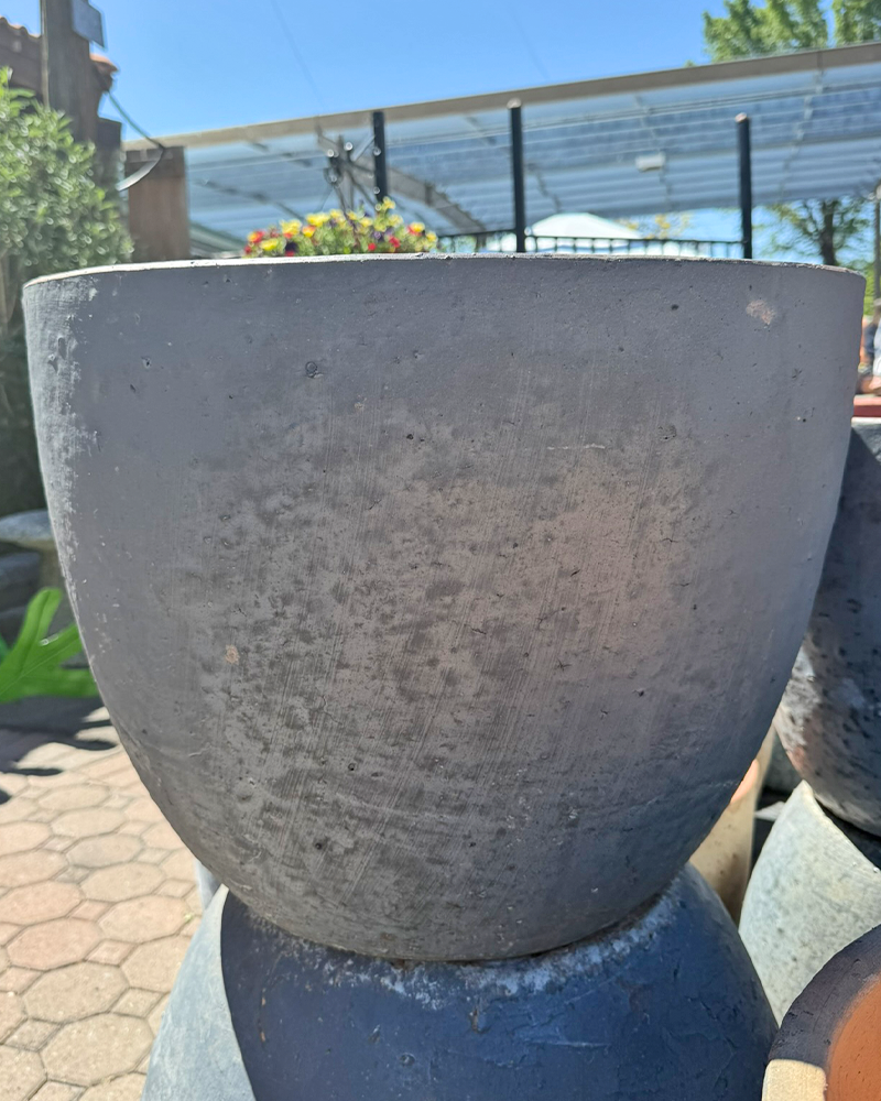 Rimless Parco Pot Graphite 23"