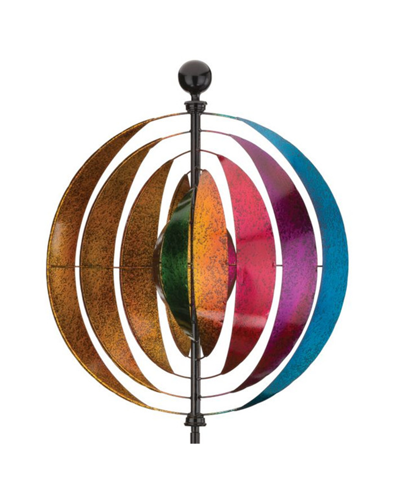 Stake Wind Spinner Vertical Illusion 72\"