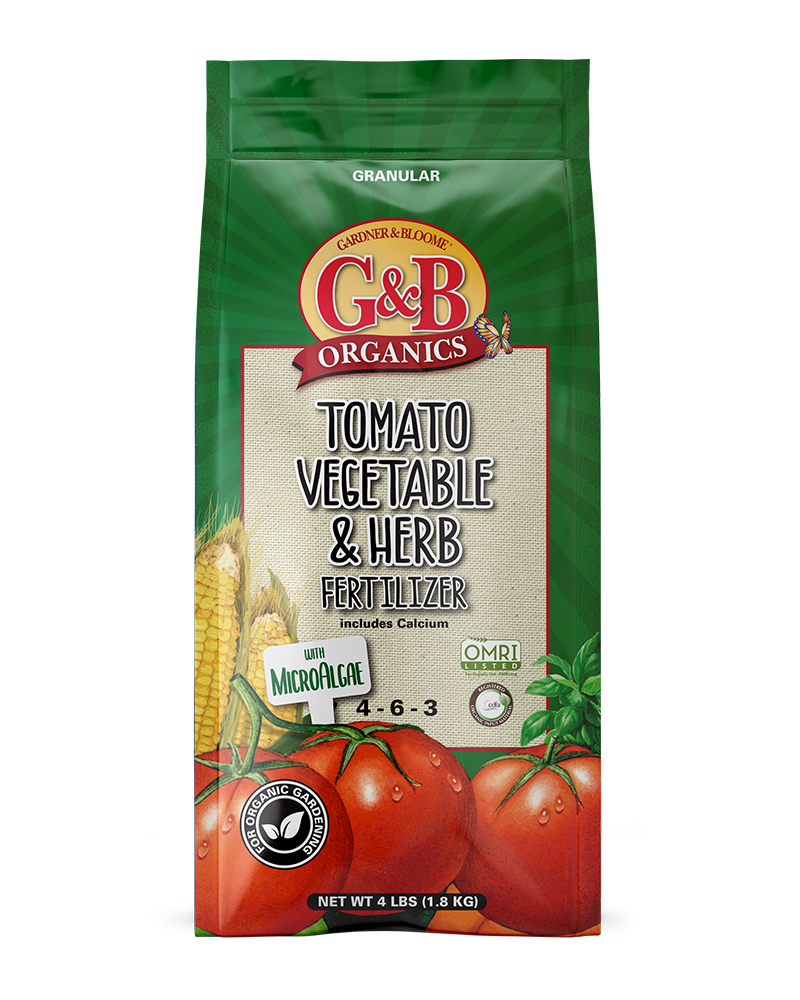 G&B Organics Tomato, Vegetable & Herb Fertilizer (4-6-3) 4lbs