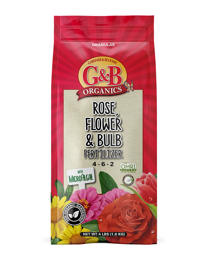 G&B Organics Rose, Flower & Bulb Fertilizer (4-6-2) 4lbs