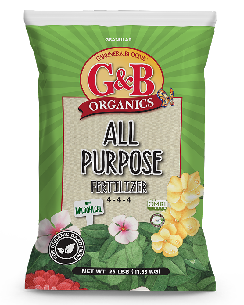 G&B Organics All Purpose Fertilizer (4-4-4) 25lbs