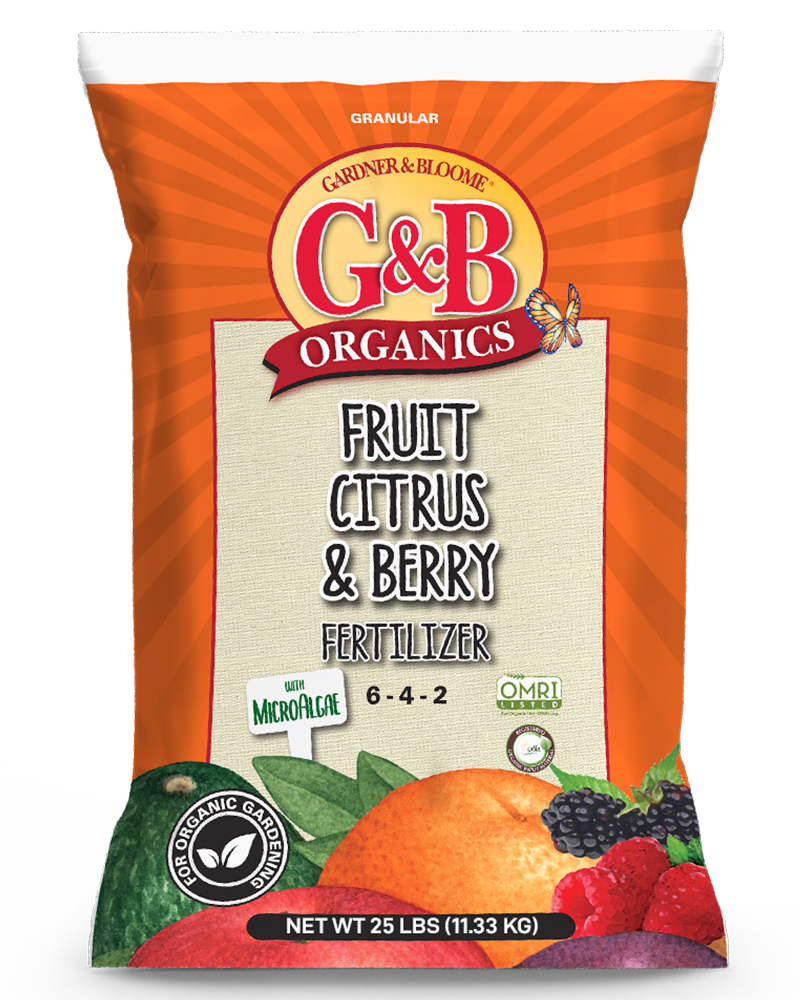 G&B Organics Fruit, Citrus & Berry Fertilizer (6-4-2) 25lbs