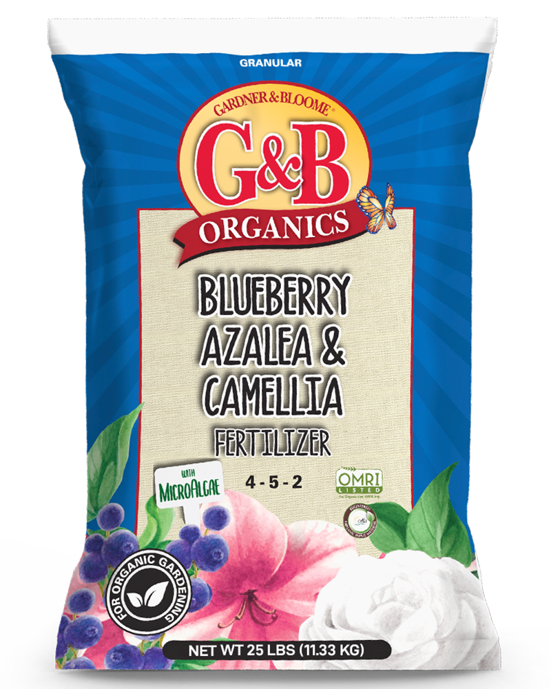 G&B Organics Blueberry, Azalea & Camellia Fertilizer (4-5-2) 25lbs