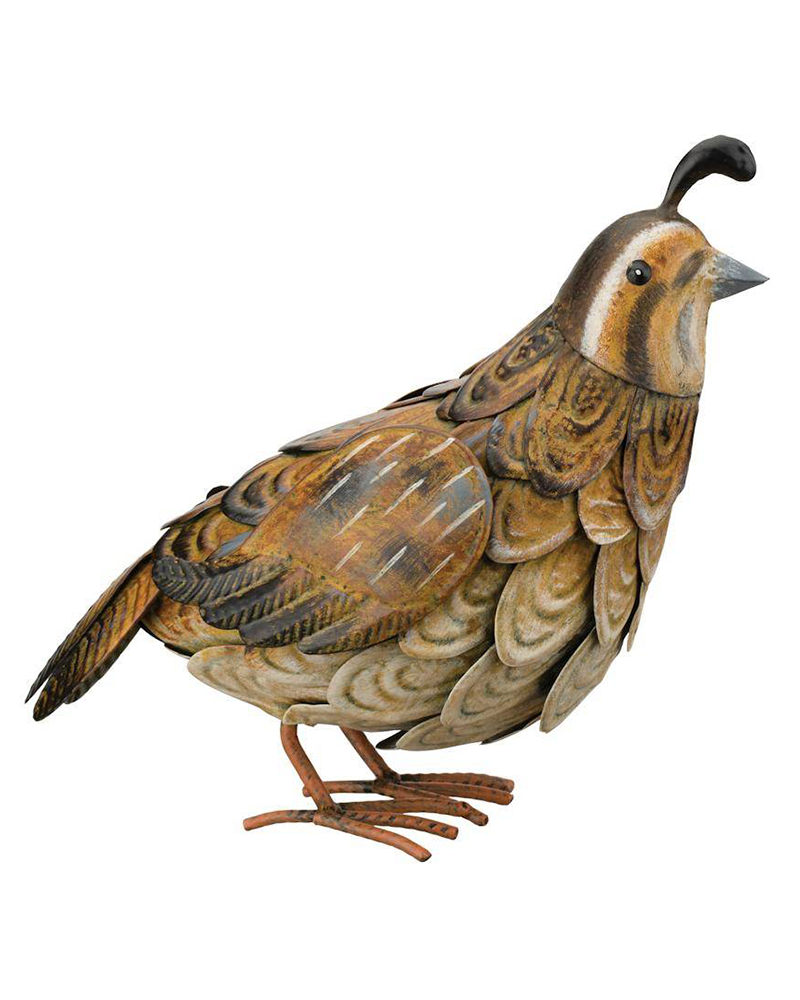 Quail Colorful Metal Female 15"