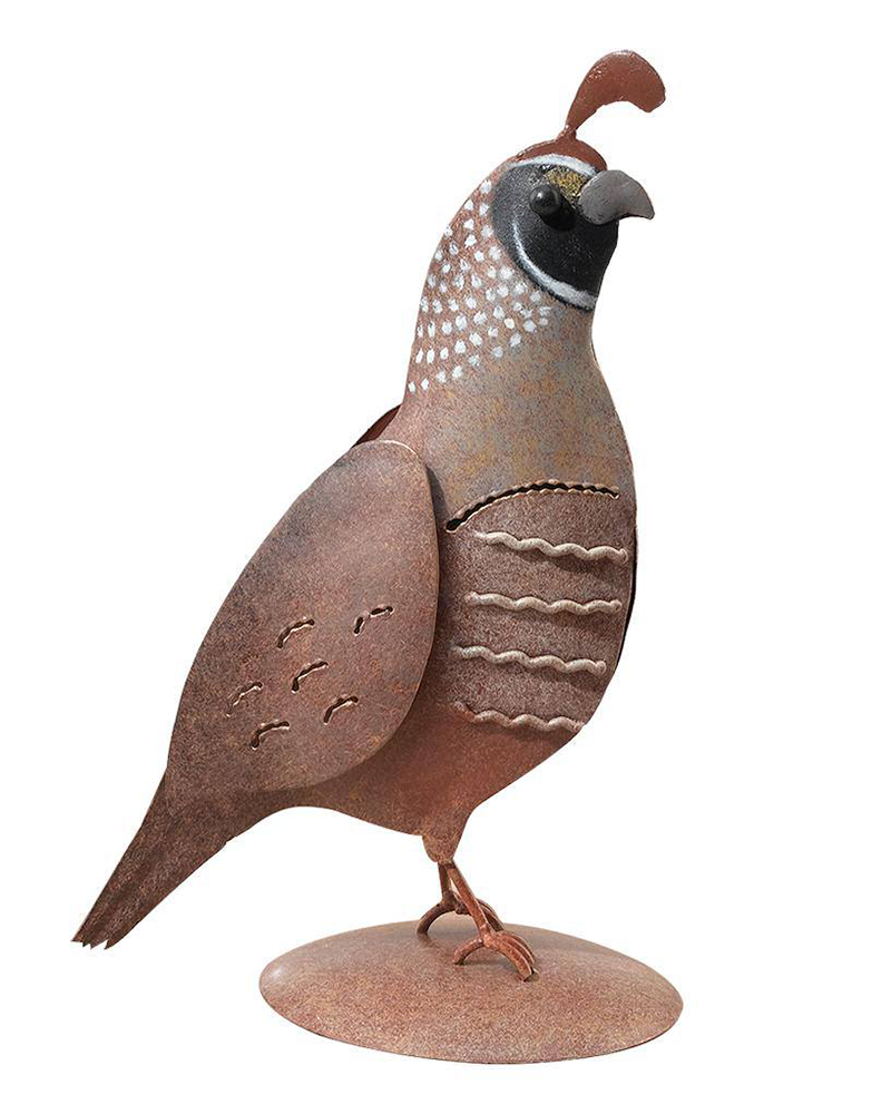 Quail Metal Male 8"