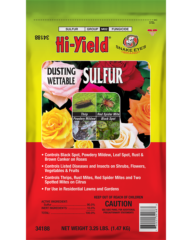 Hi-Yield Dusting Wettable Sulfur 3.25#