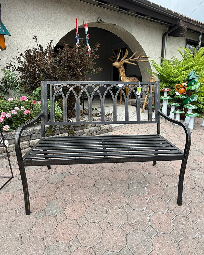 Bench Lakeside Antique Black/Gold
