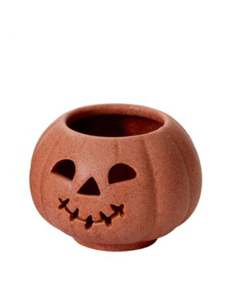 Grinning Pumpkin Votive 3.25"