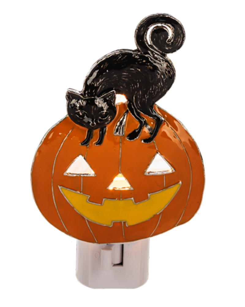 Black Cat Night Light 5"
