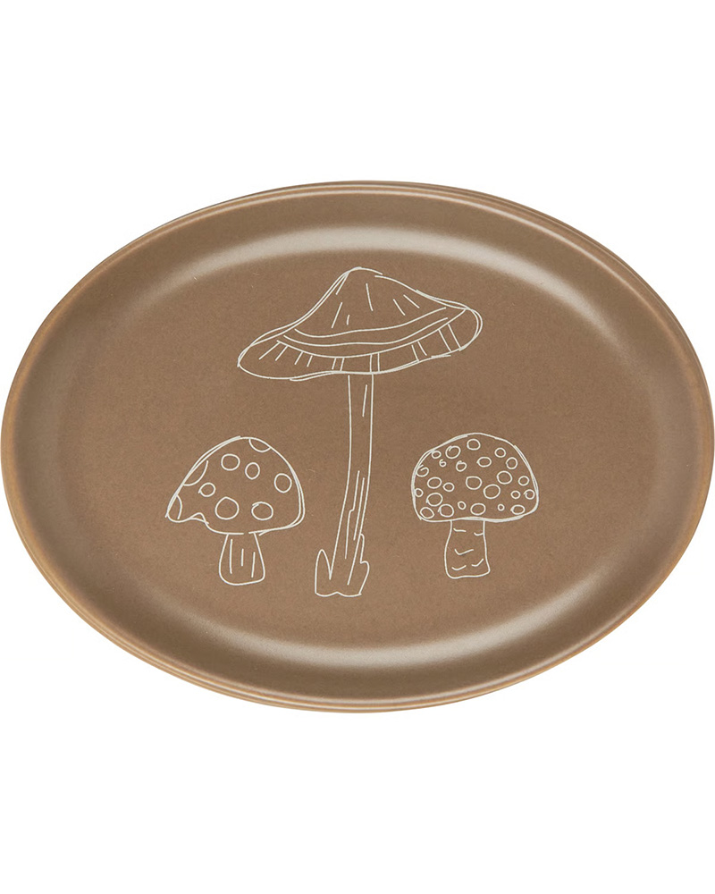 Vanity Tray Mushrooms 5"