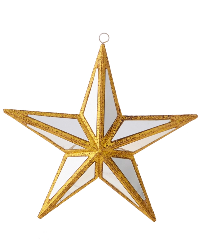 Mirrored Star Ornament 6"