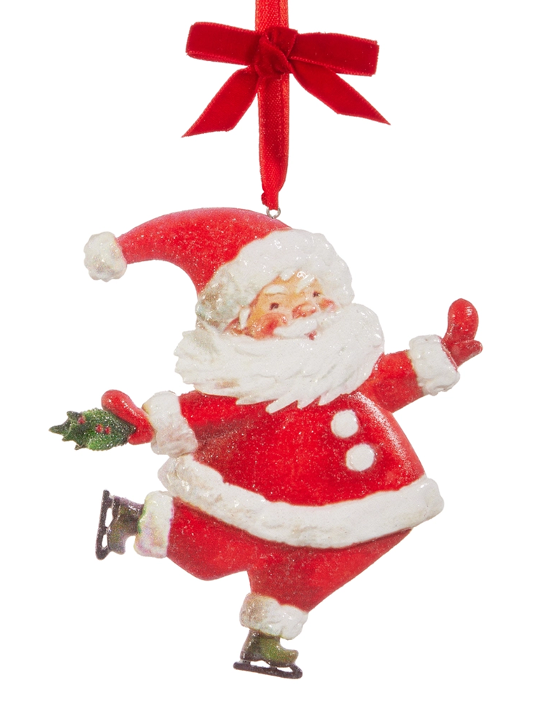 Magic Skating Santa 5"