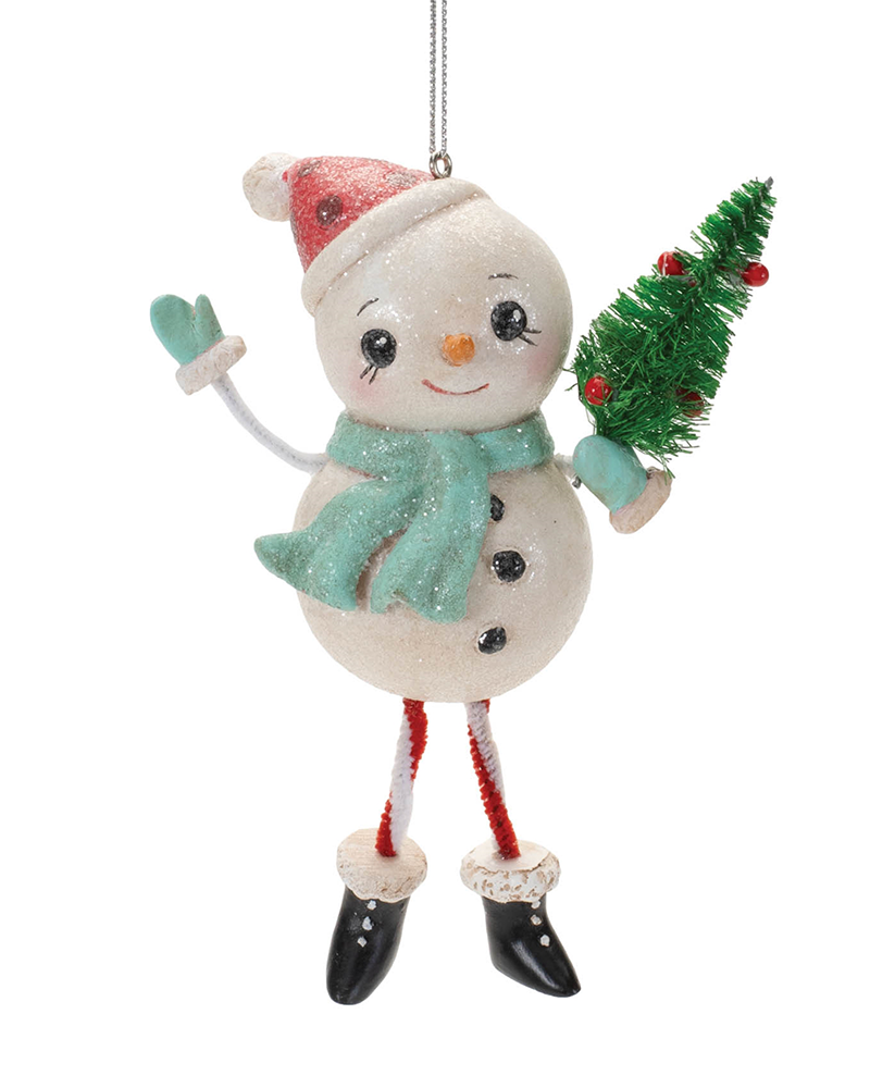 Cute Snowman Ornament 4"