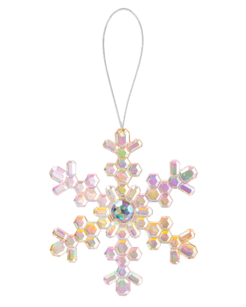 Charming Snowflake Ornament 4.75"