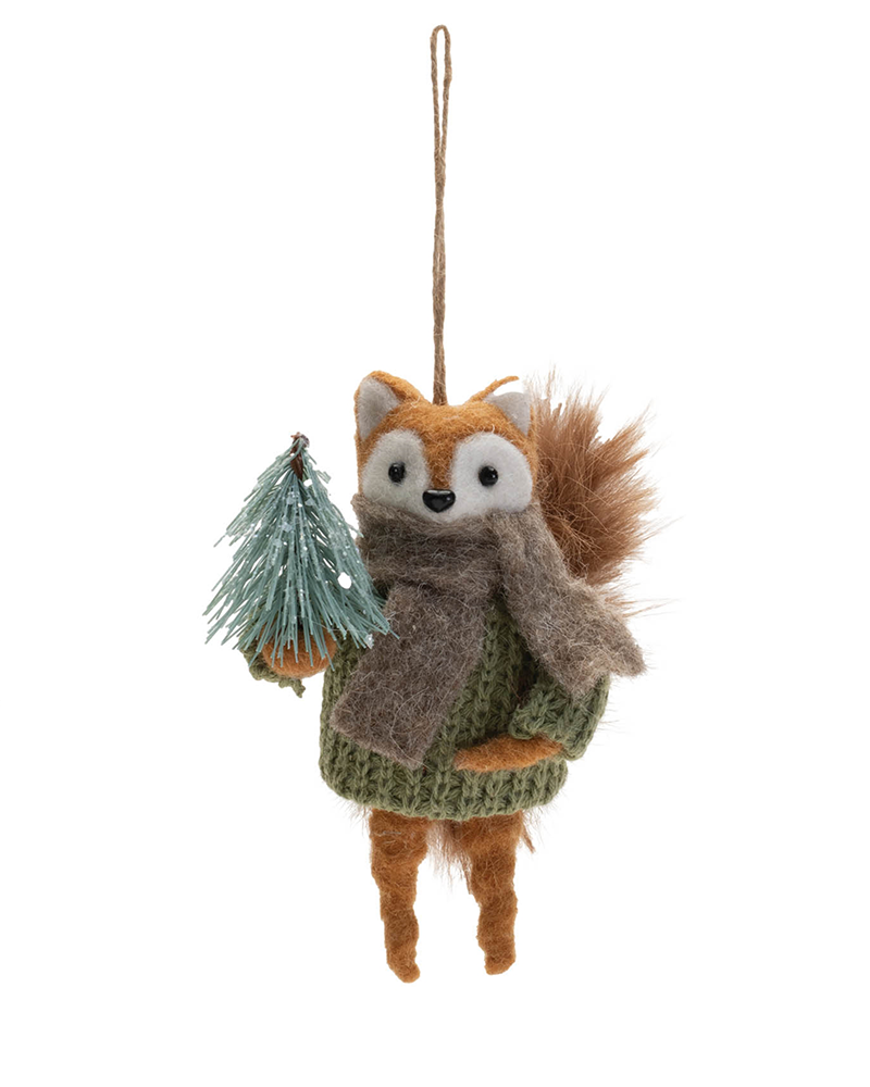 Fox Ornament 6"