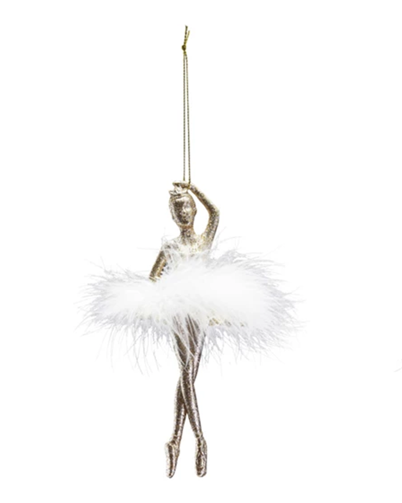 Ballerina Ornament 6.5"