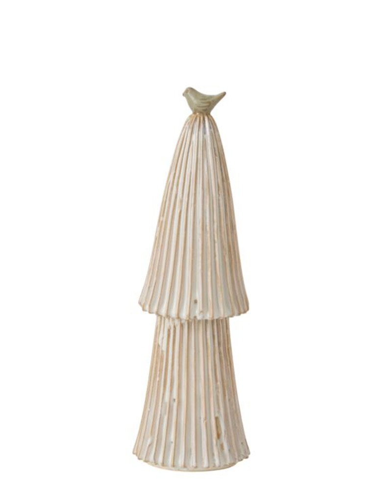 Village Tree Off White 4"x13"