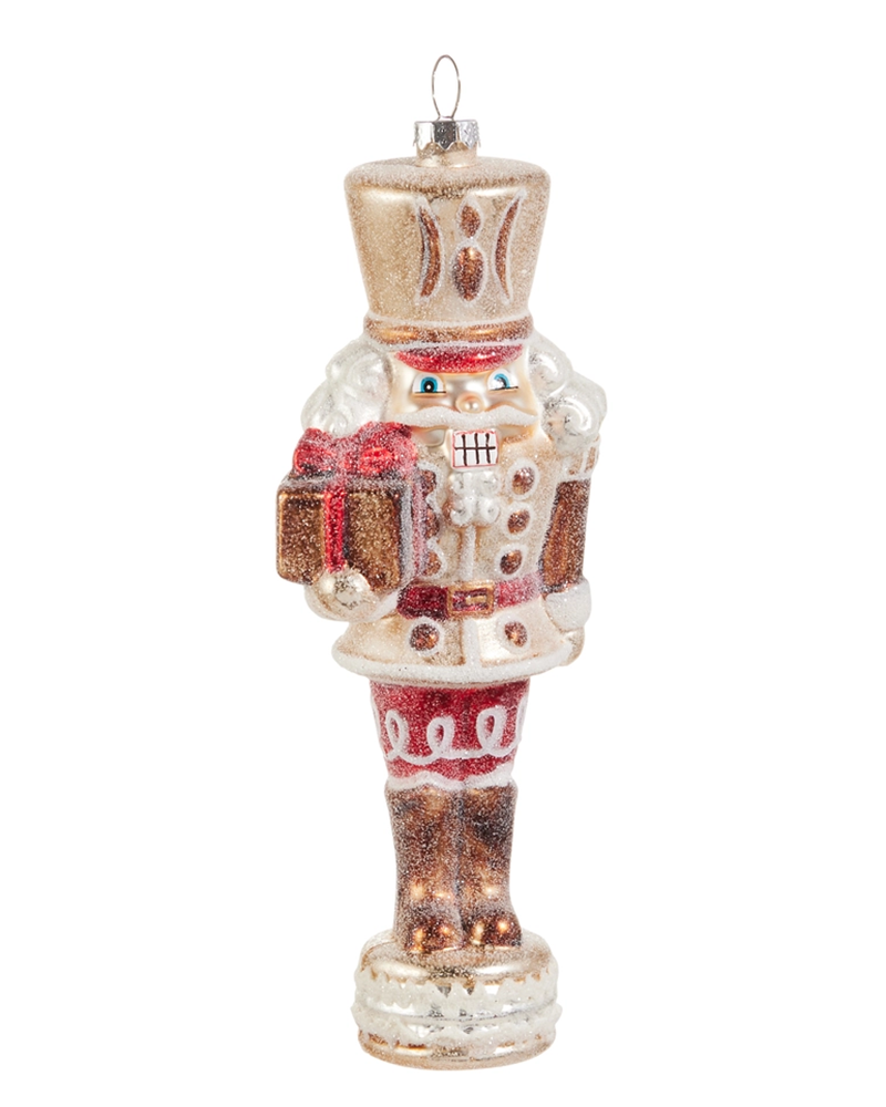 Gingerbread Nutcracker Ornament 7"