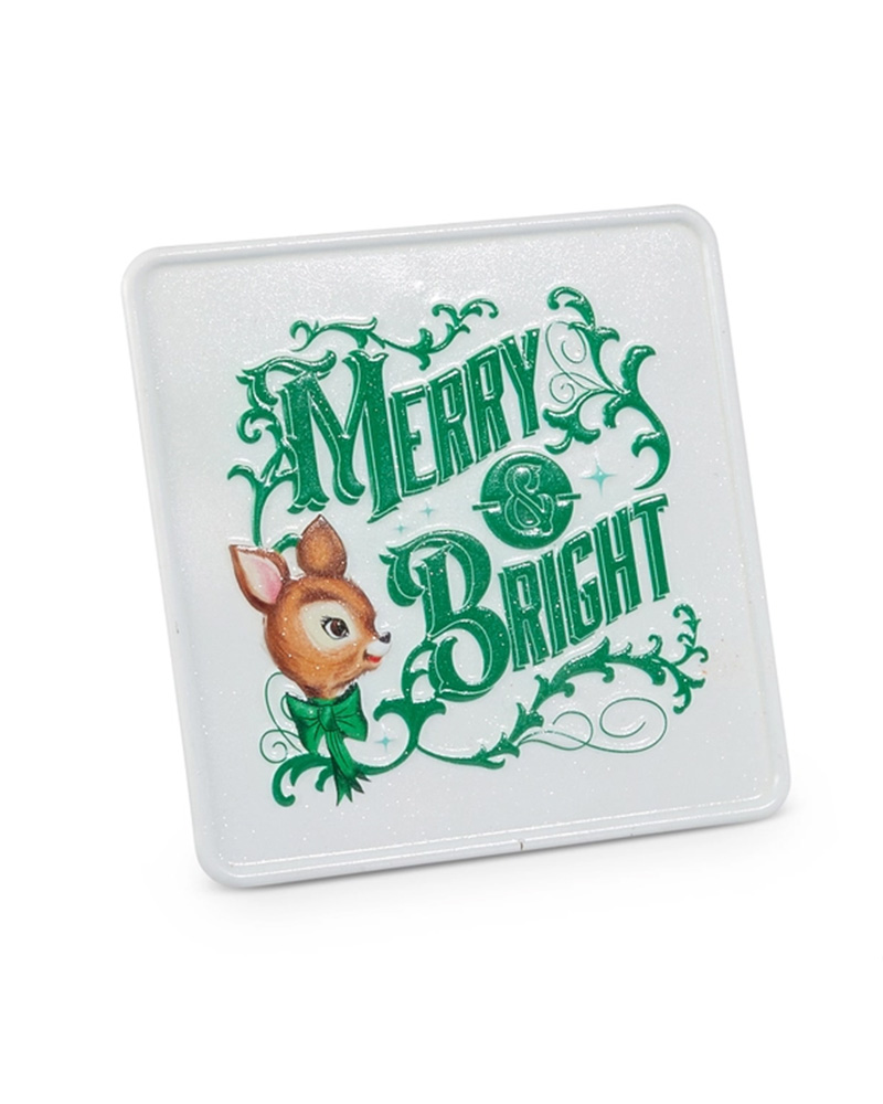 Iron Holiday Reindeer Sign 8"