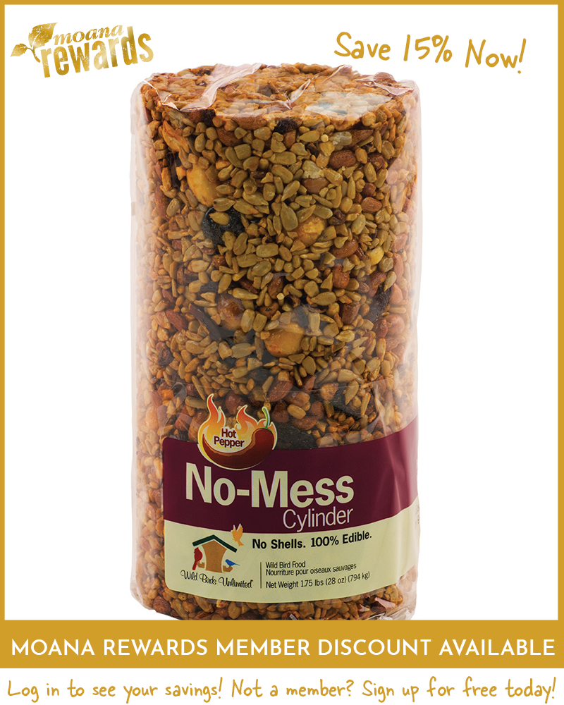 Hot Pepper No-Mess Birdseed Cylinder Small