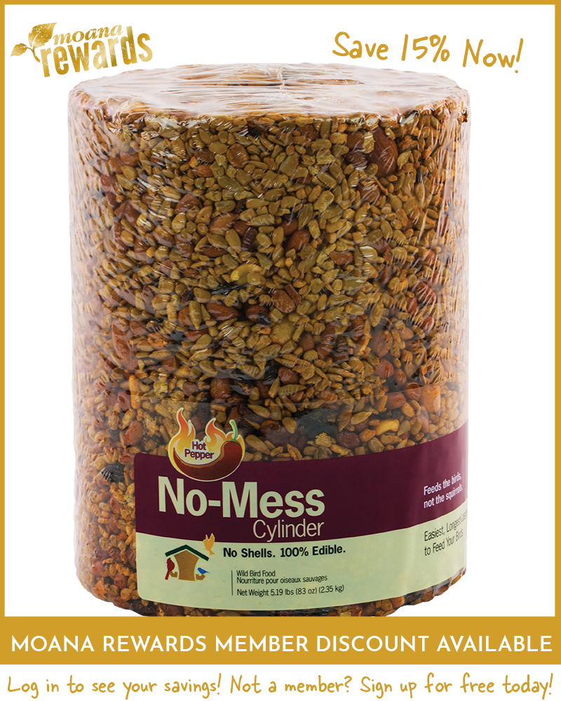 Hot Pepper No-Mess Birdseed Cylinder Large
