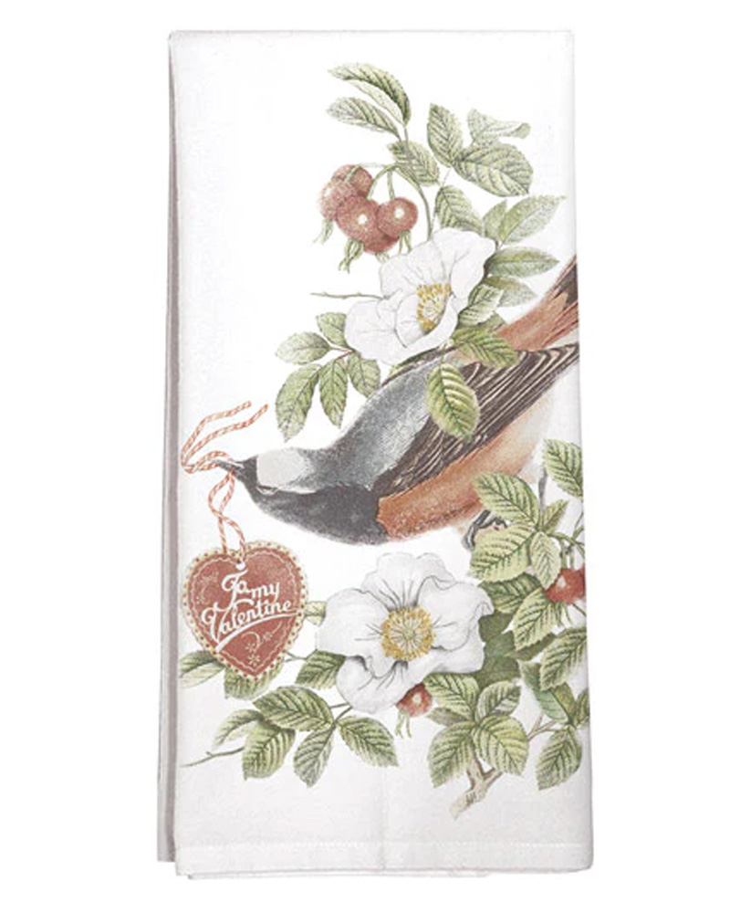 Towel Valentine Bird