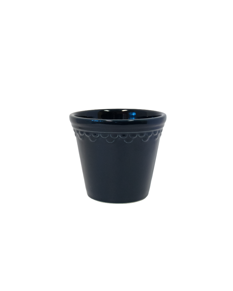 Kobenhavner Pot Glazed Sapphire Blue 14cm