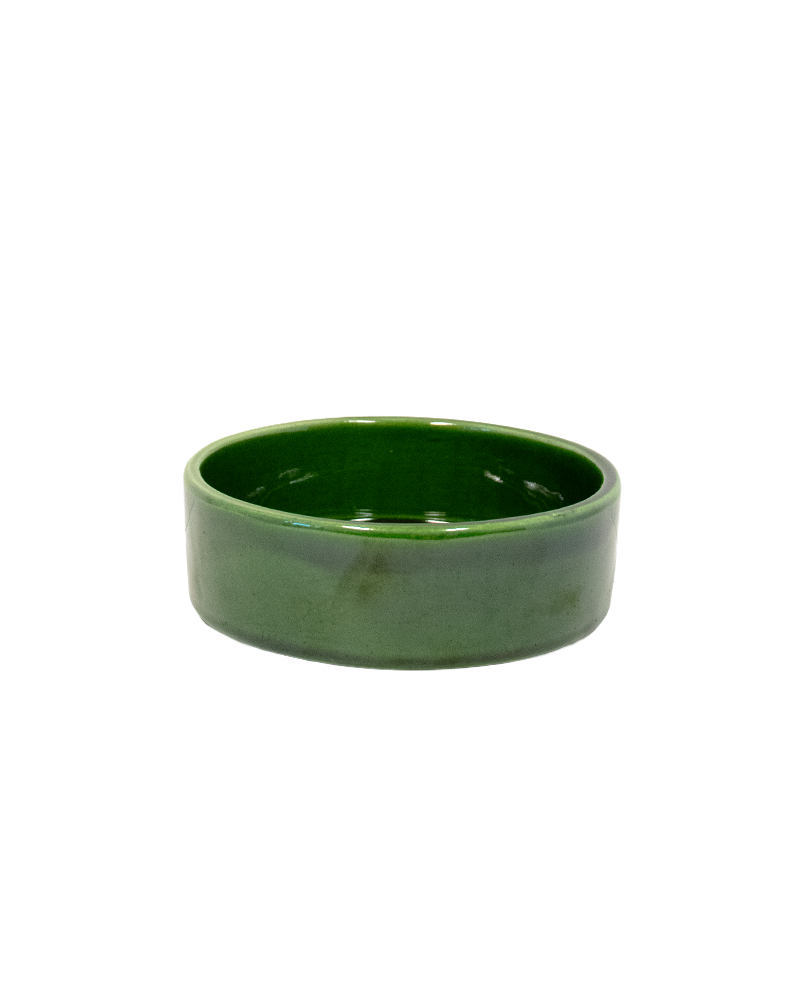 Hoff Saucer Glazed Emerald Green 14cm