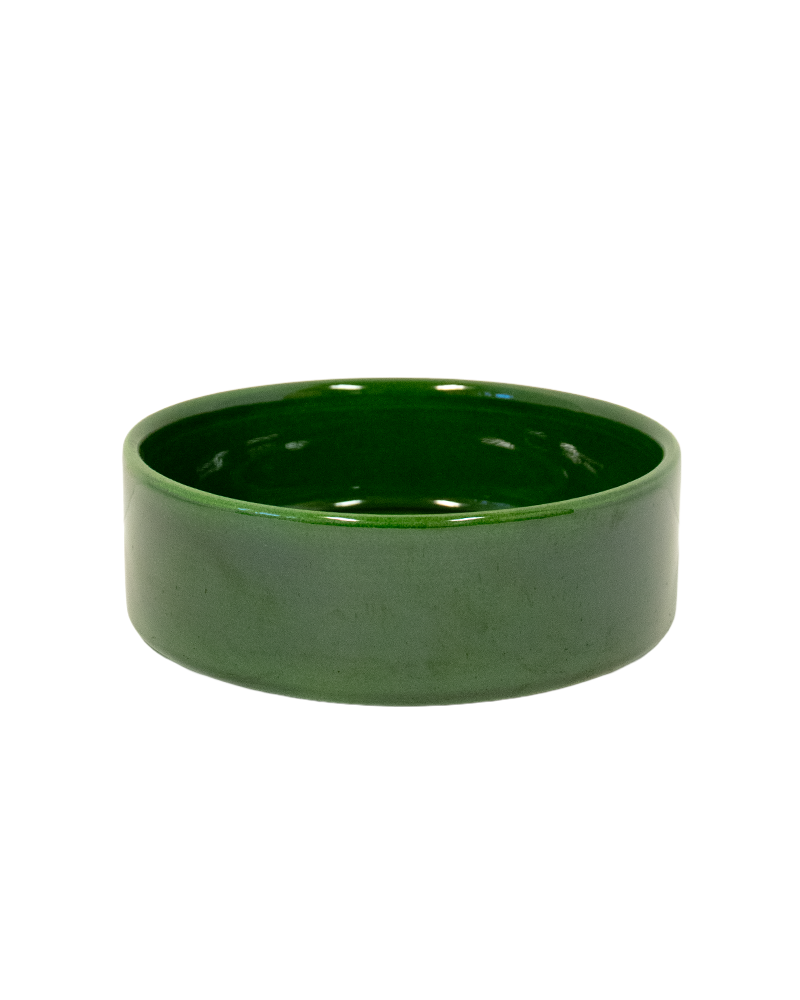 Hoff Saucer Glazed Emerald Green 18cm