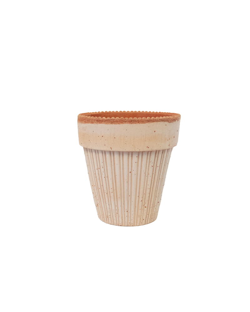 Simona Pot Raw Rosa 14cm